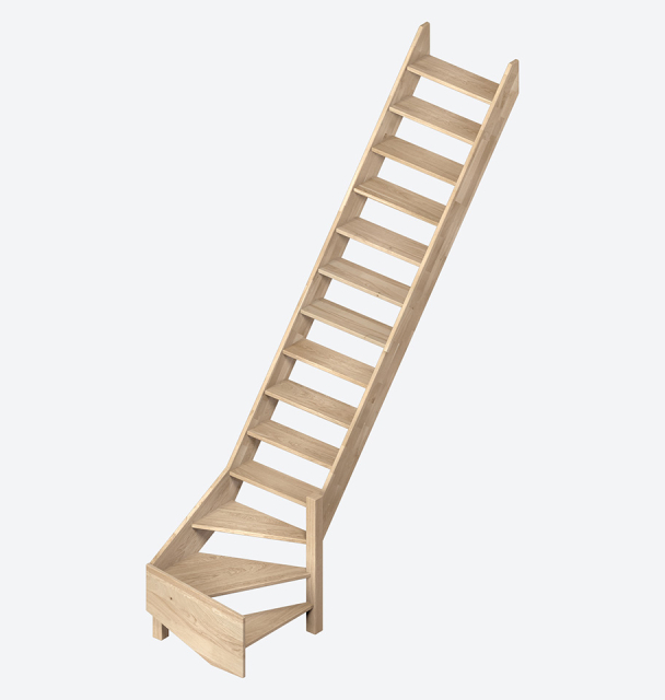 Scala da mugnaio in kit – ARDENNES Black
