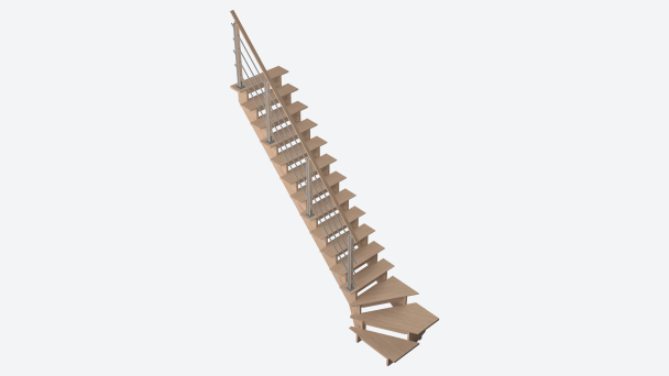 Modern stair in kit – AUVERGNE 