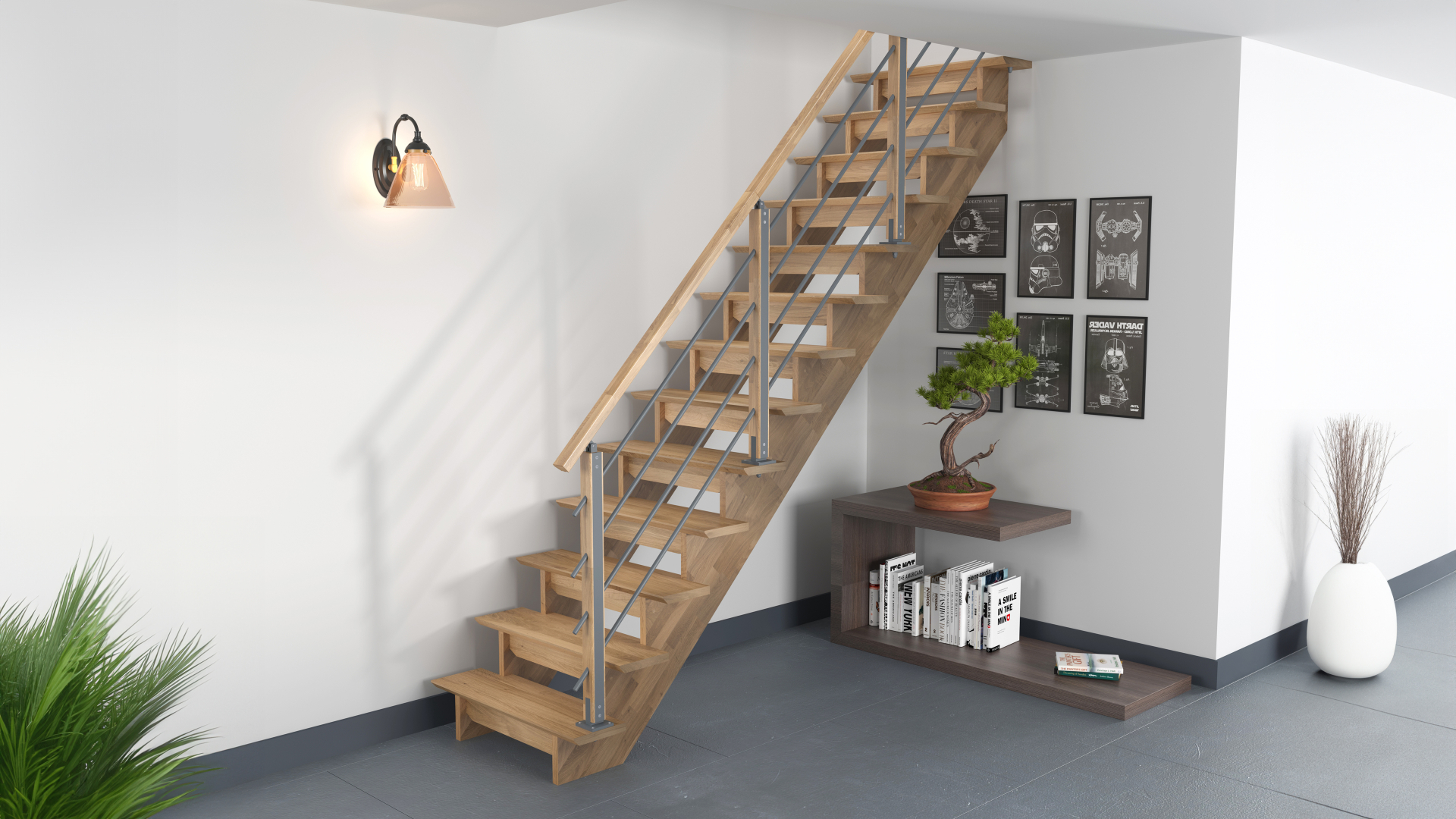 Modern stair in kit – AUVERGNE