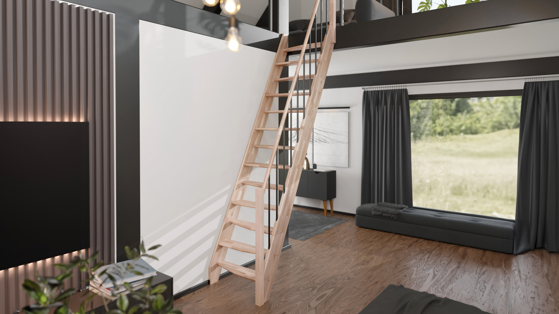 Staircase KYOTO 73 beech