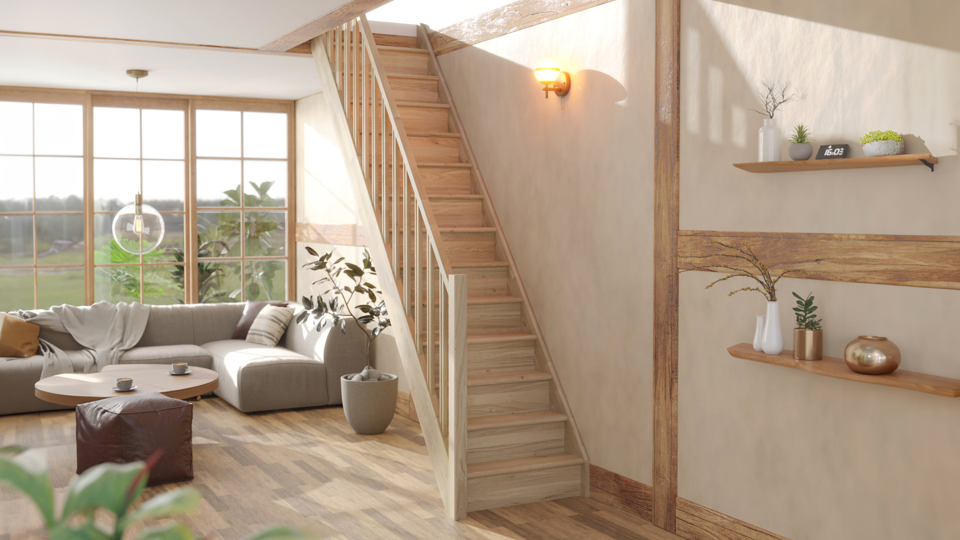 Internal staircase in kit - TRADI ECO