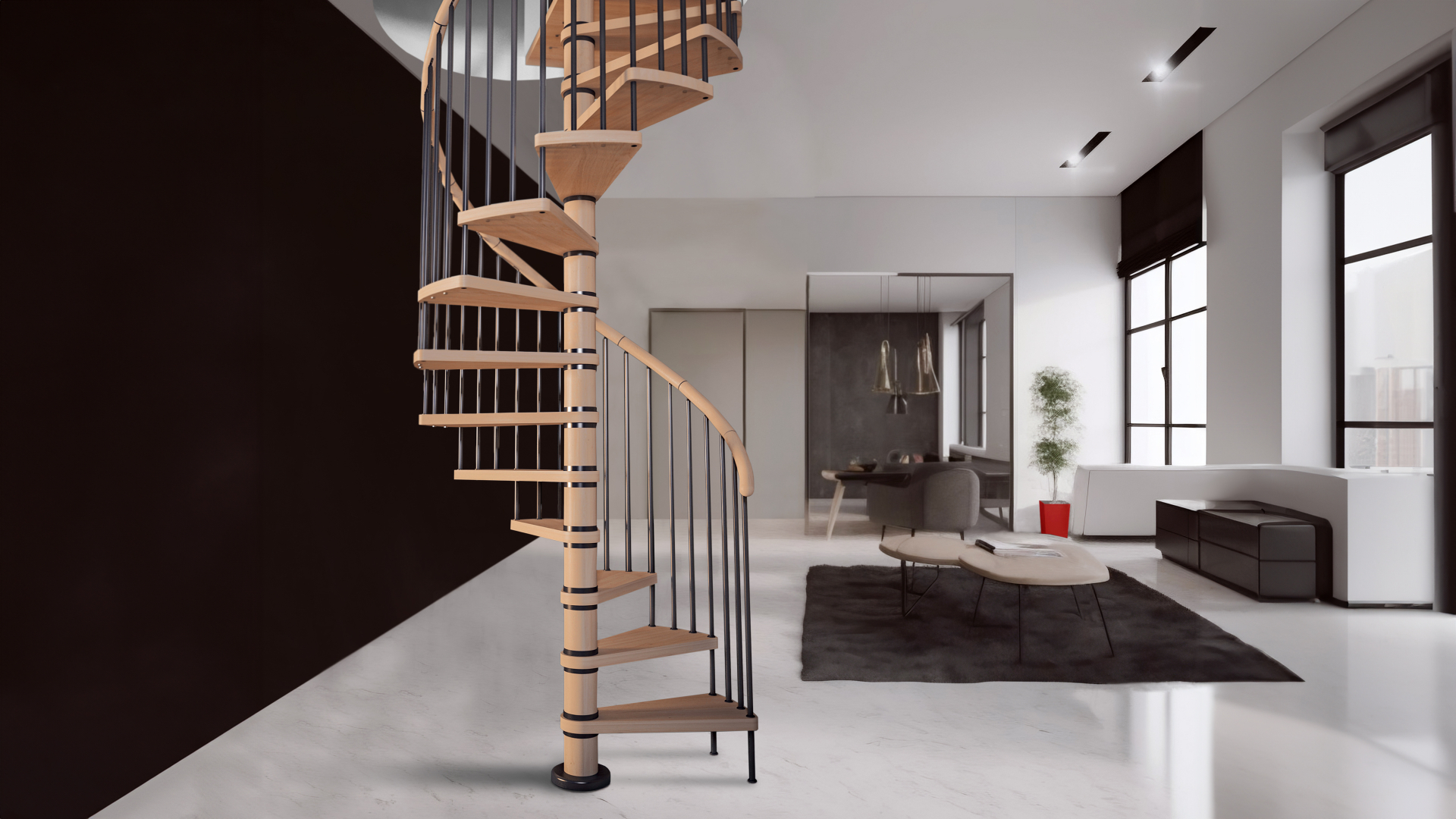 Spiral staircase VEGA