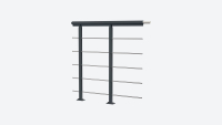 Parapetto per scala a chiocciola DESIGN 
